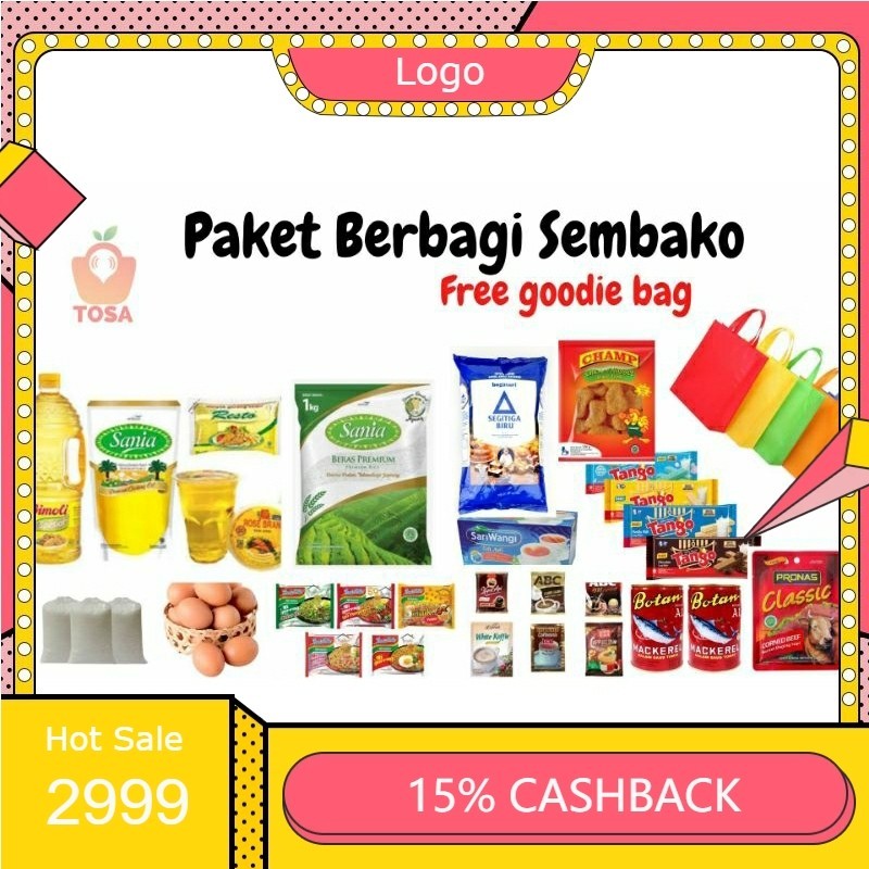 

paket sembako / paket berbagi /paket bulanan