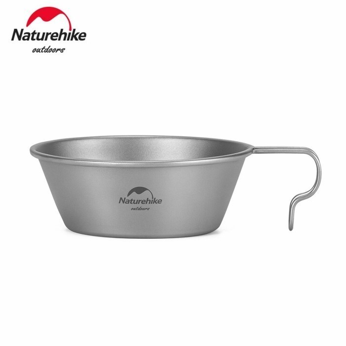 Titanium Bowl Naturehike NH21CJ010 Panci Mangkuk Gantung Camping