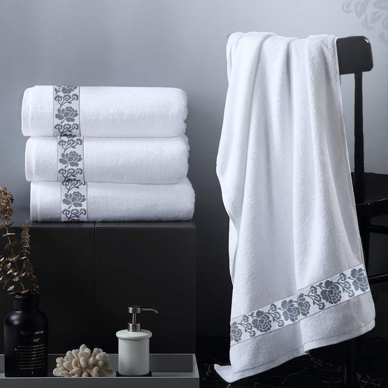 Handuk Mandi Dewasa Penthouse Cotton Handuk Putih Handuk Hotel