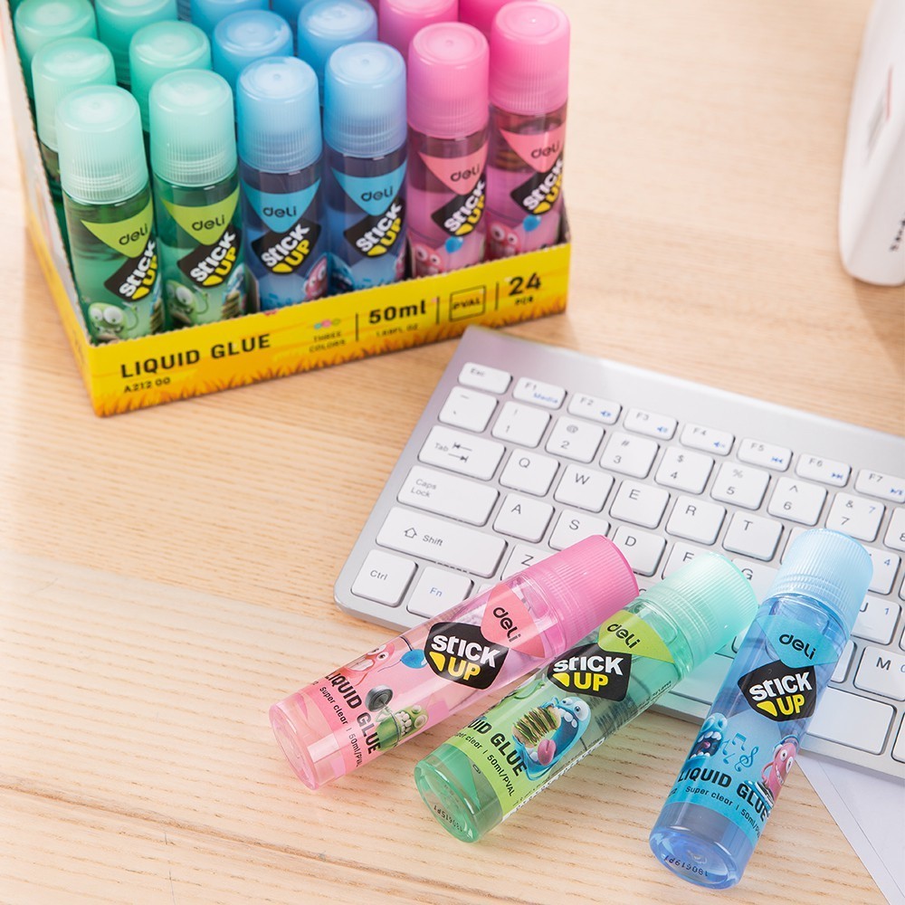 

Deli EA21200 Lem Cair 50ml – Merekat Kuat dengan Sempurna di Kertas