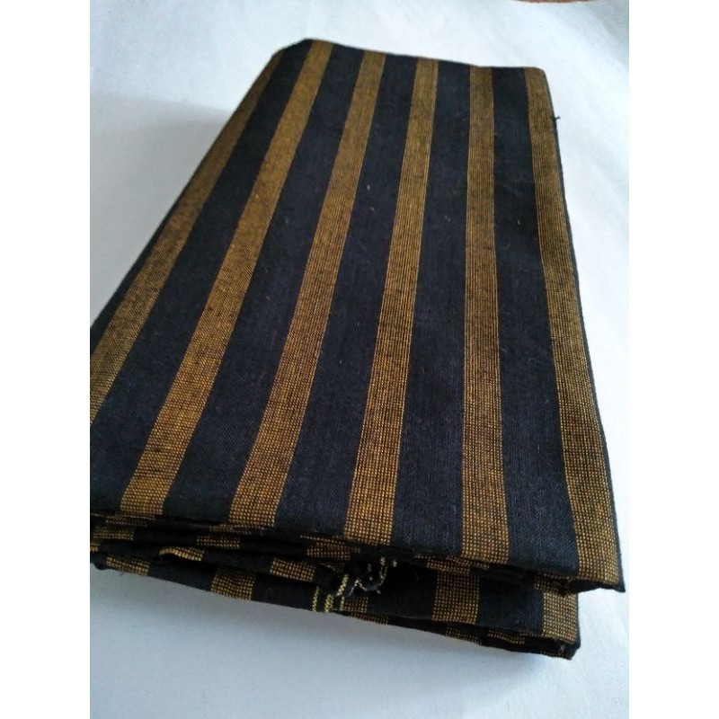 LURIK Kain Lurik batik tenun lurik hitam gold