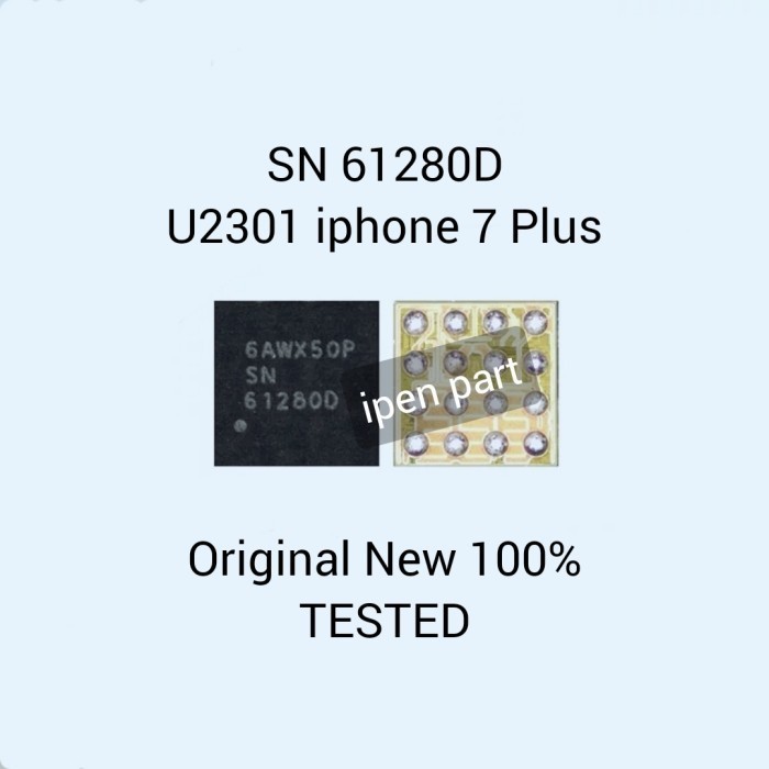 EC99 IC Camera Sn 61280D Iphone 7 7 Plus Original New Tested Kamera