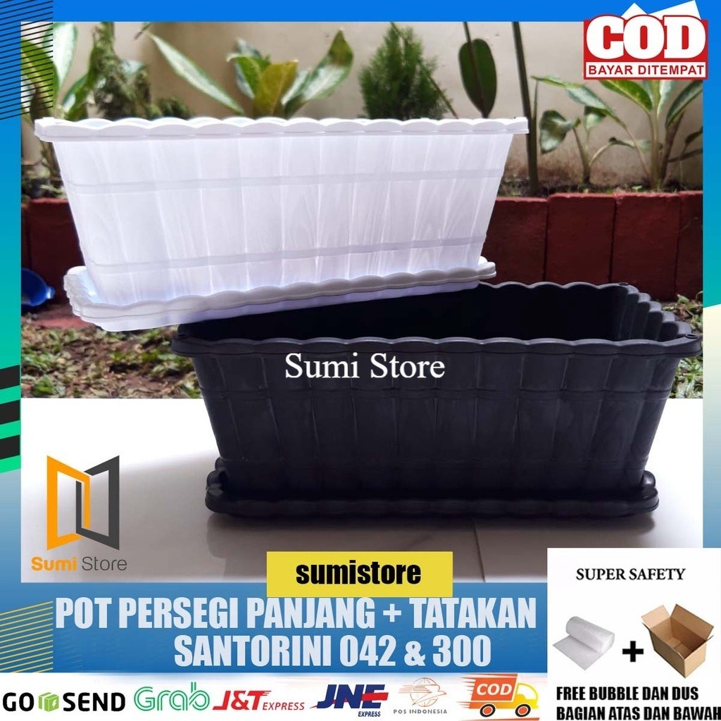 Pot persegi panjang + Tatakan- Pot Panjang galaxy- Pot persegi panjang S galaxy / pot panjang / pot 