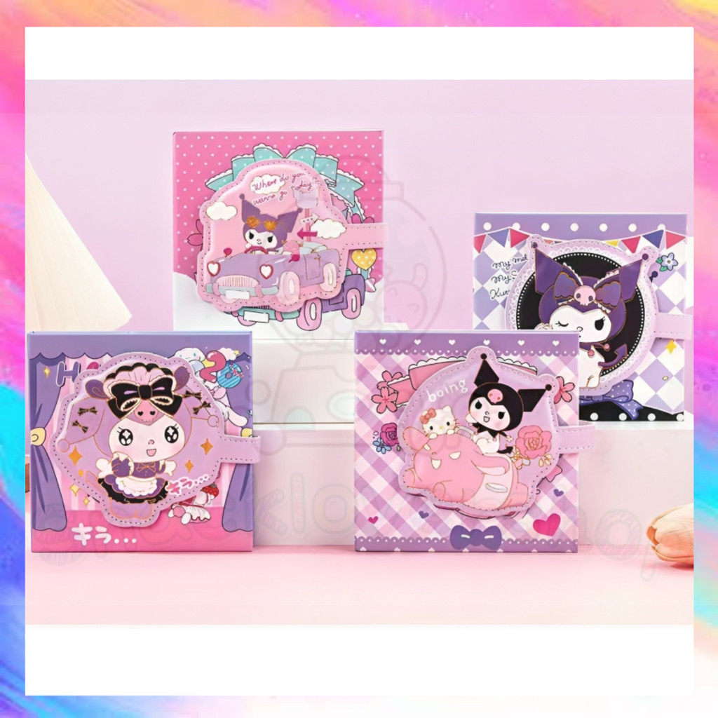 

Notebook Diary Magnet Motif Sanrio Kuromi Melody Cinnamonroll Kertas Bermotif 13x13CM