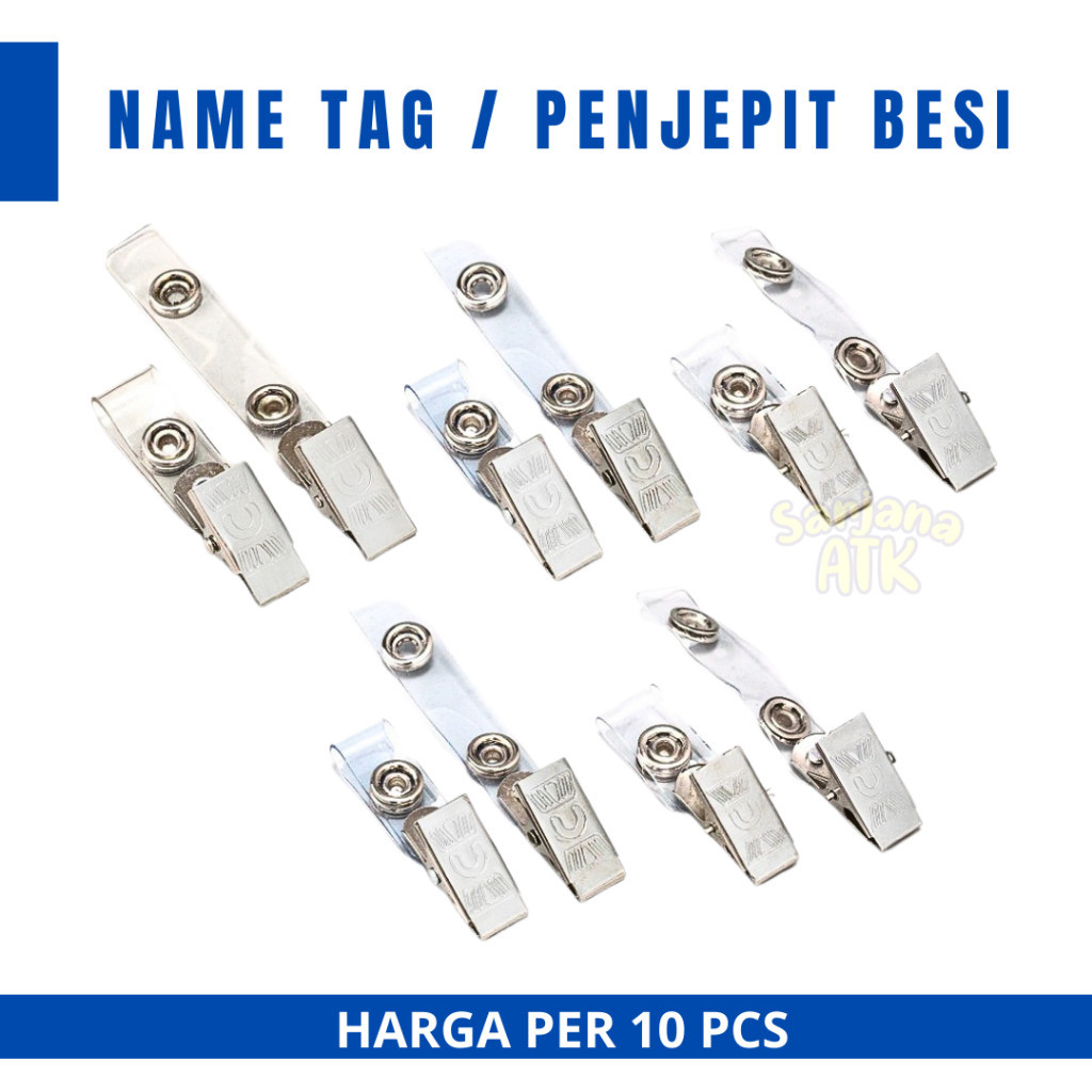 

(10) Penjepit Besi ID Card / Name Tag