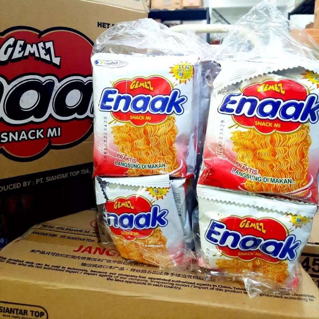 

MIE GEMEZ ENAAK ( 17gr x 20pcs ) GROSIR SNACK MURAH SURABAYA