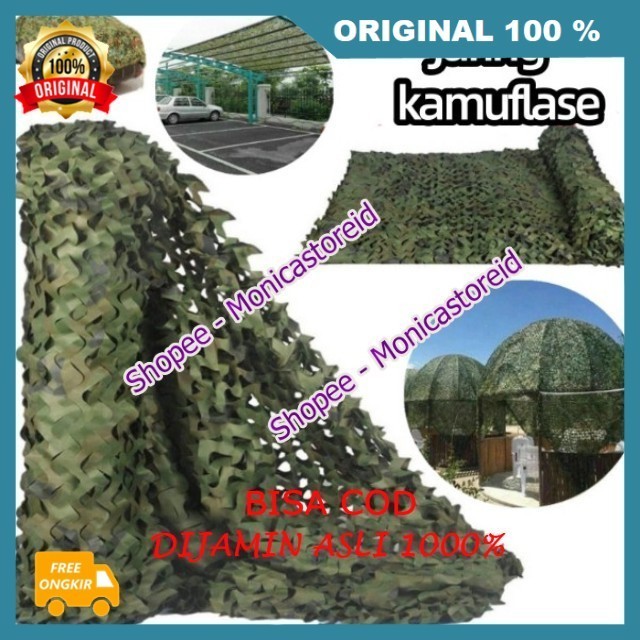Outdoor Camouflage Tenda Jaring Kamuflase Militer Tenda Jaring Militer Camouflage Net Motif Daun 100