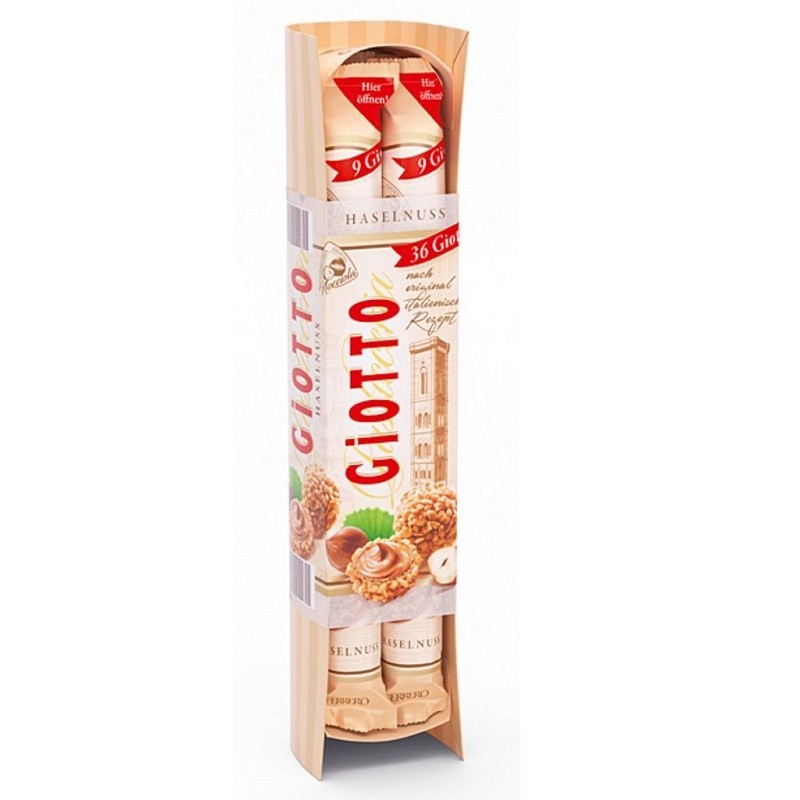 Ferrero Giotto Stangen Hazelnut isi 4packs 154gram 36pcs asal Jerman
