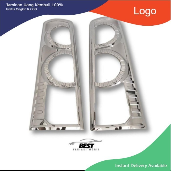garnish list cover lampu belakang chrome Avanza Xenia 2007-2011 Zivaccesoris