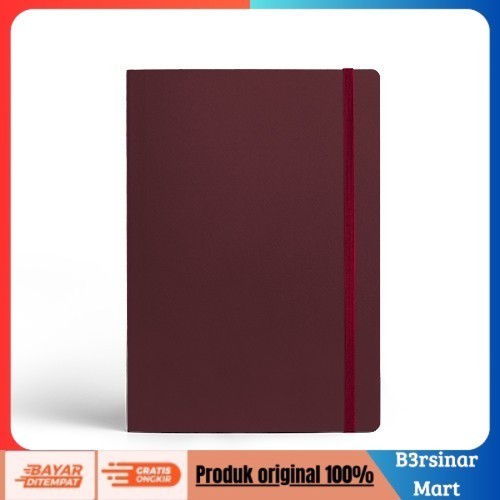 

[KUALITAS TERBAIK] Notebook A5 Lined Maroon