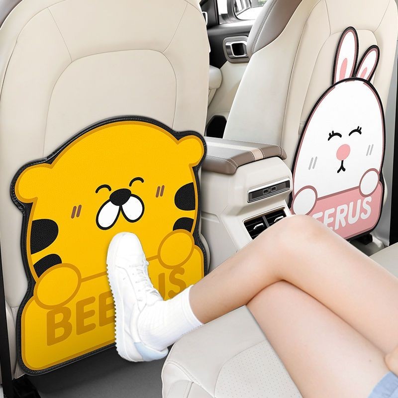 Baru Bantal Kursi Mobil Kartun/Bantalan Anti-tendangan/Lucu Kursi Belakang Anak Bantalan Tahan Aus/B