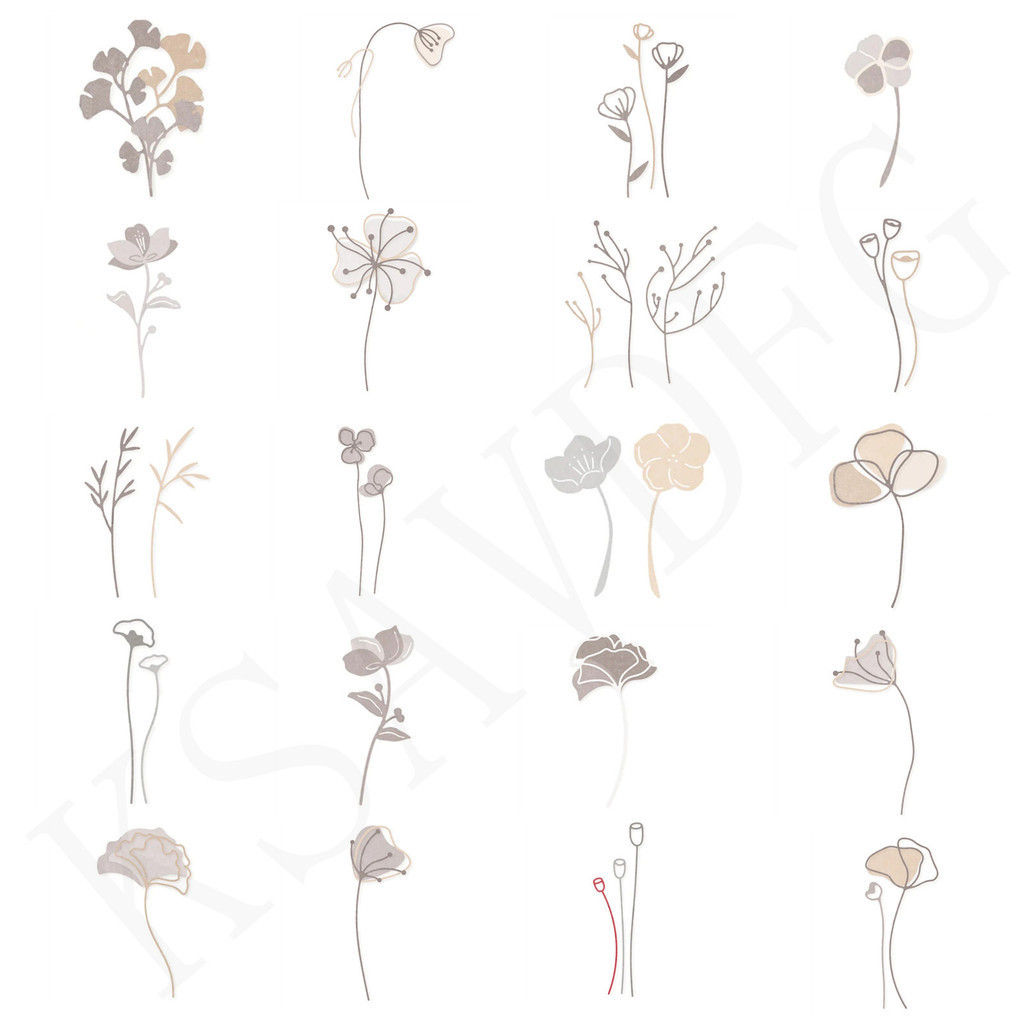 

Flowers Leaves Metal Cutting Dies for Card Making Paper Embossing Mold Die Cuts Sets 2024 New Scrapbook Stencils (28 Styles)