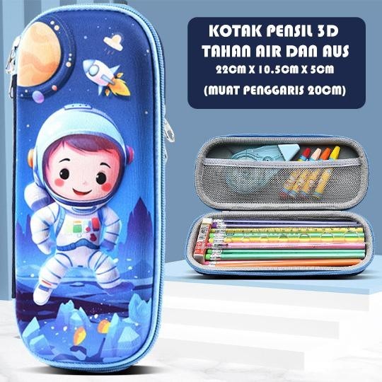 

Kotak Pensil Karakter 3D Anti Aus 6701