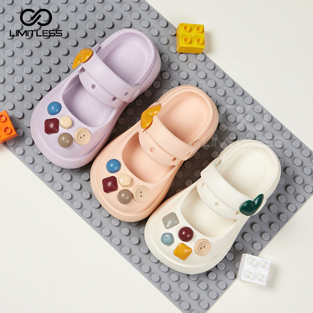 Sendal Selop Anak Cewek INARA Permata Korea Bertali Sandal Lucu Eva Sandal Gunung Anak Perempuan