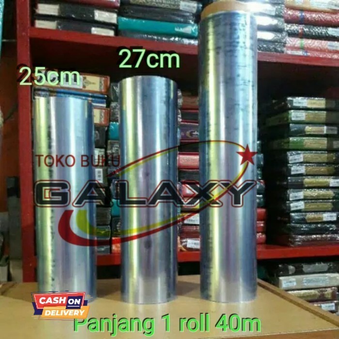 

✨LARIS✨ -Sampul Buku Sampul Plastik Mika 1 Roll 40cm Plastik Bungkus kue - 25 cm