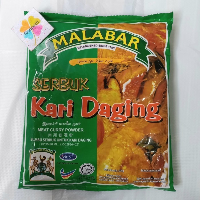 

MZ Bumbu Malabar 500gr Kari Daging