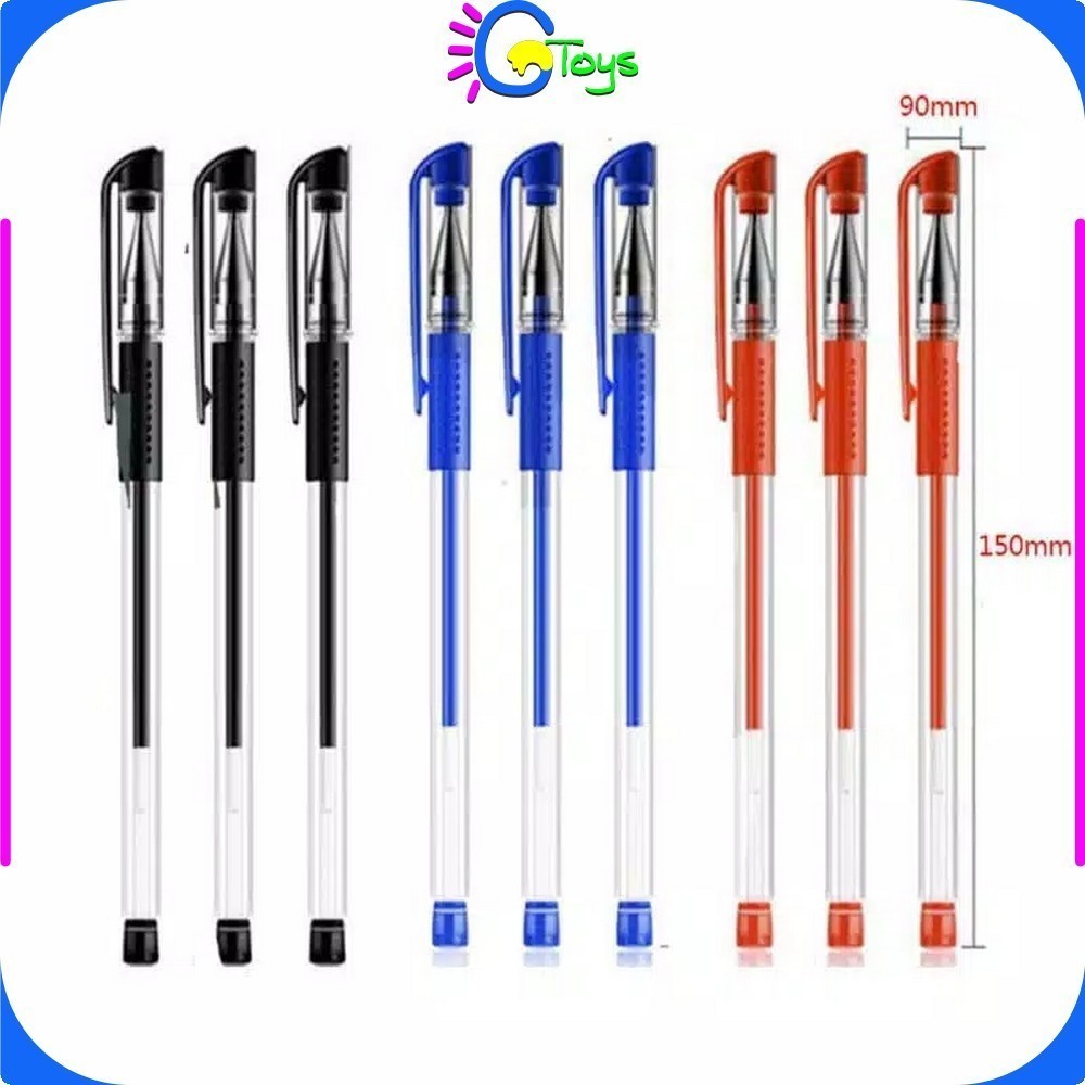 

Pulpen Gel murah 0.5mm Standard Pulpen Gel Alat tulis Stationary Ready COD