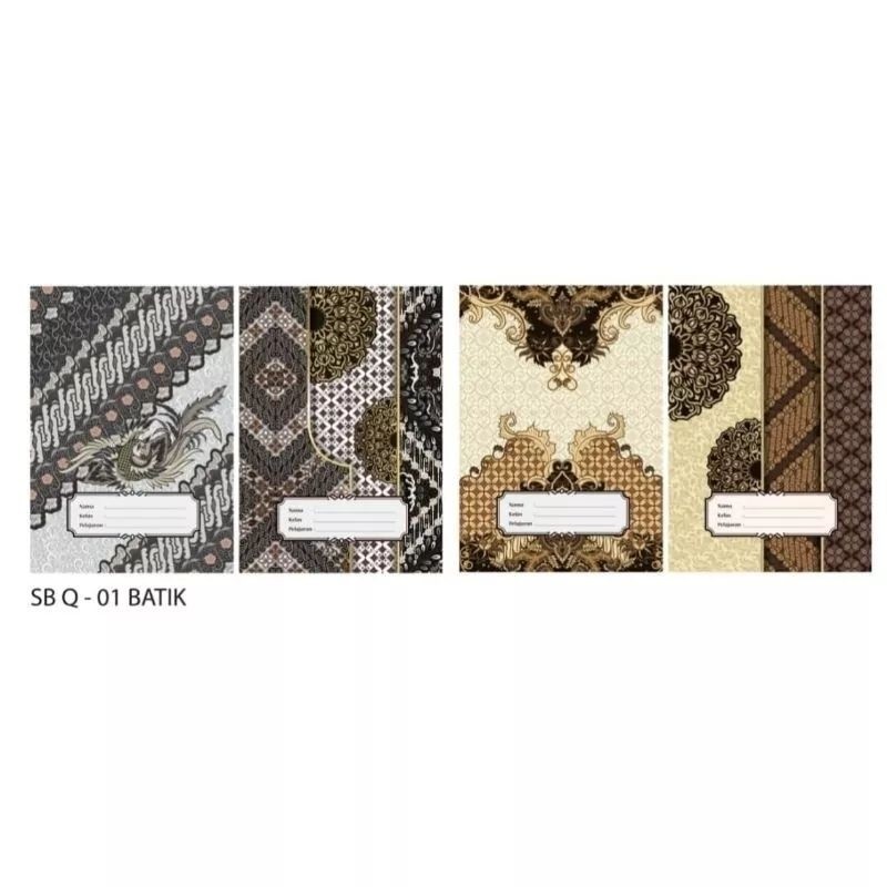 

Sampul Buku Tulis Motif Batik (1 pak isi 20 Lembar) - ABO