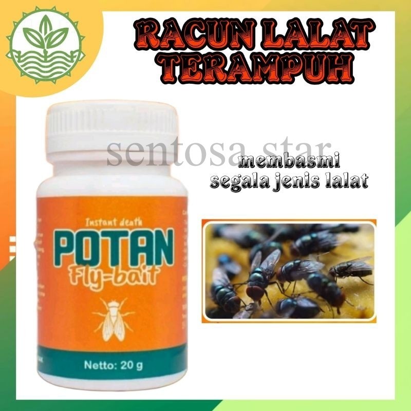 POTAN Racun Lalat Mati Seketika Pembasmi Lalat 100% Ampuh Anti Lalat Buah Pembasmi Lalat Limbah