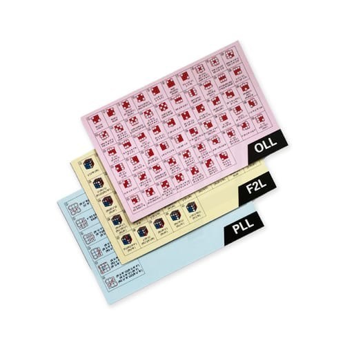 QiYi CFOP card set/Kartu Tutorial CFOP Original