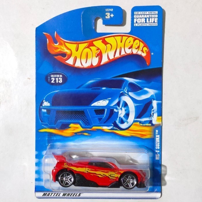 Hotwheels MST MS T Suzuka merah flame 2001 ET Sport 2