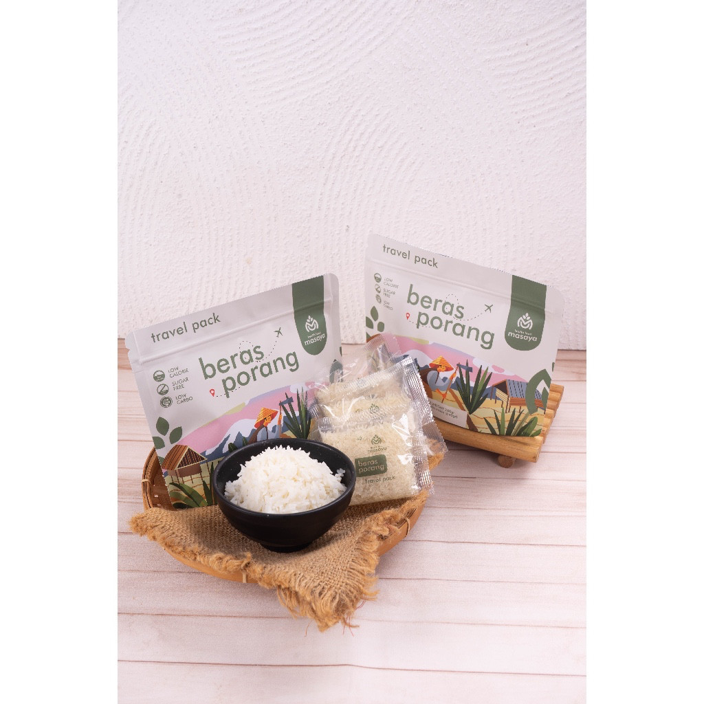 

Travel Pack Masaya Beras Porang - beras porang shirataki konjac diet health food