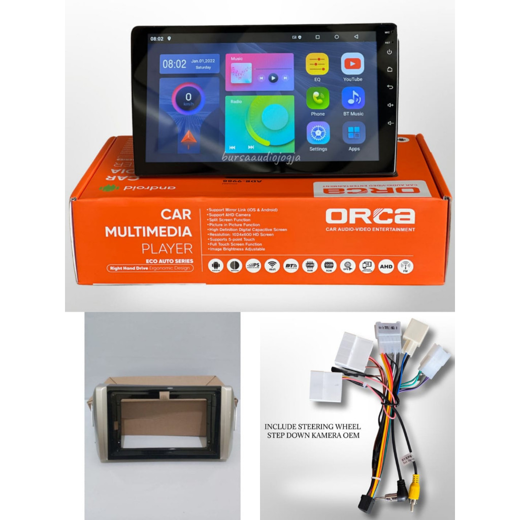 Head Unit Android 10 Inch Oem PNP Innova Reborn