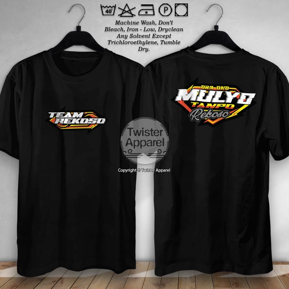 Kaos Team Rojokoyo Ora Ono Mulyo Tanpo Rekoso Baju Distro Racing Herex Cotton Combed 30s - TWA2372