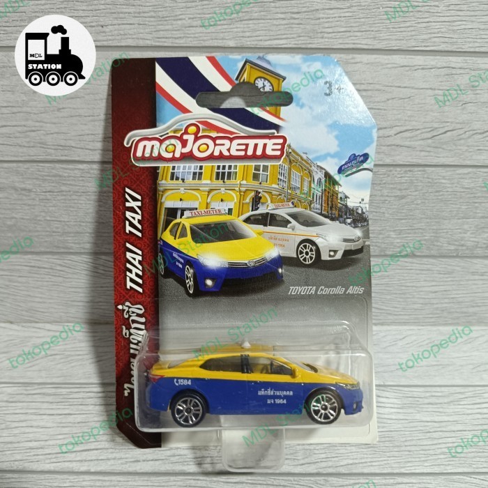 Majorette Thai Taxi Diecast  Toyota Corolla Altis