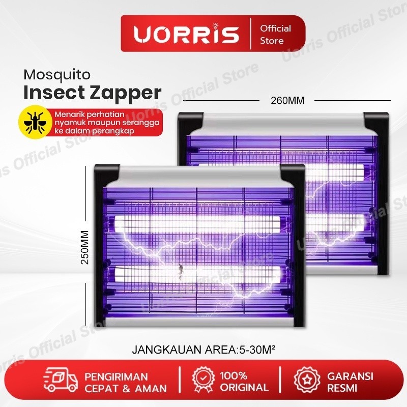 UORRIS Pembasmi Perangkap Nyamuk Serangga Lalat Insect Killer UV