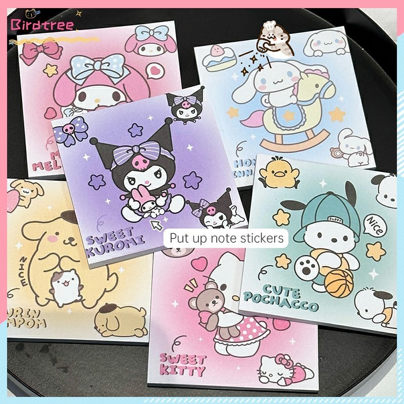 

COD Sanrio Memo Sticky Notes Catatan Tempel Kantor Belajar N-time Stiker Pesan Kertas Catatan Berperekat
