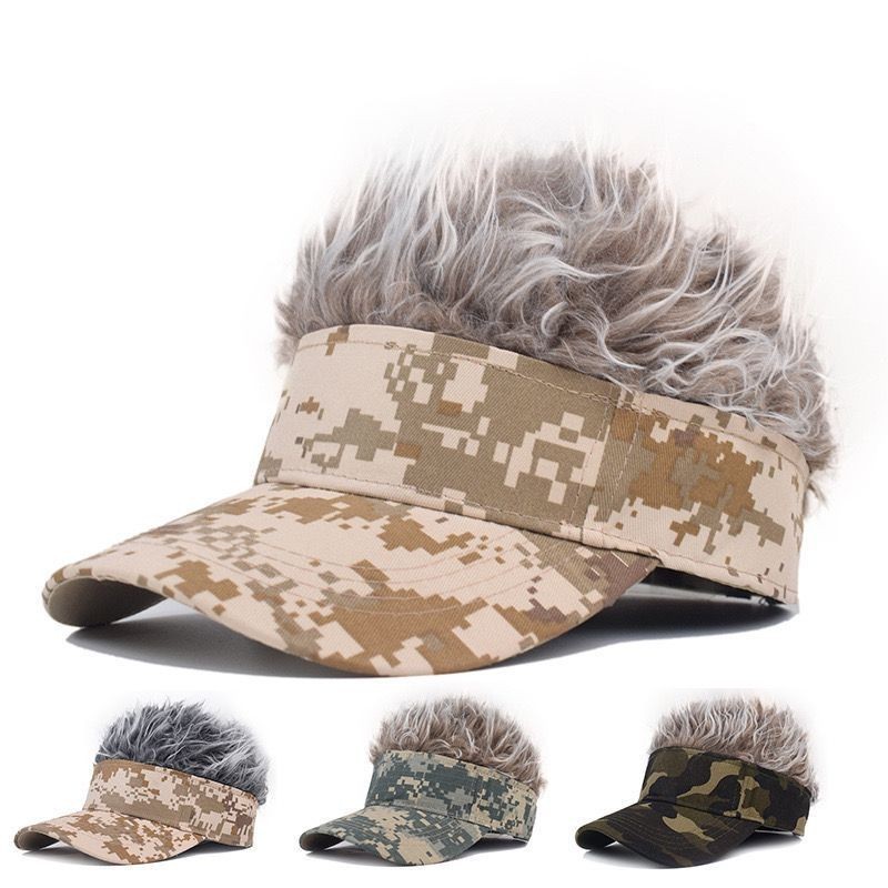 topi wig rambut/topi wig hat wig/topi golf/topi pantai/topi naruto rambut/topi base ball/topi rambut