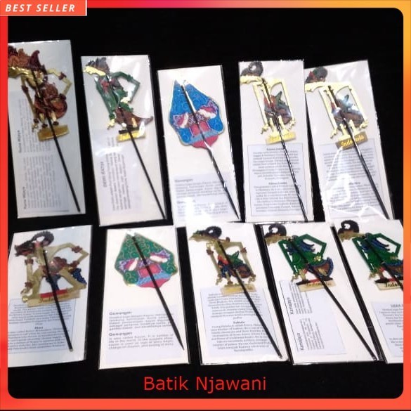 

miniatur pembatas buku wayang kulit - Souvenir pembatas buku