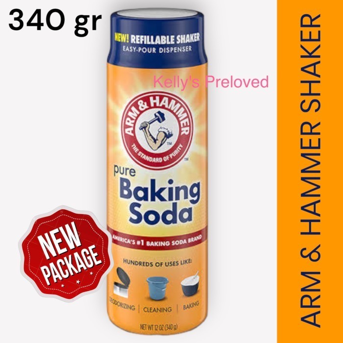 

ARM & HAMMER SHAKER 12 oz PURE BAKING SODA 340 gr| PRODUCT OF USA
