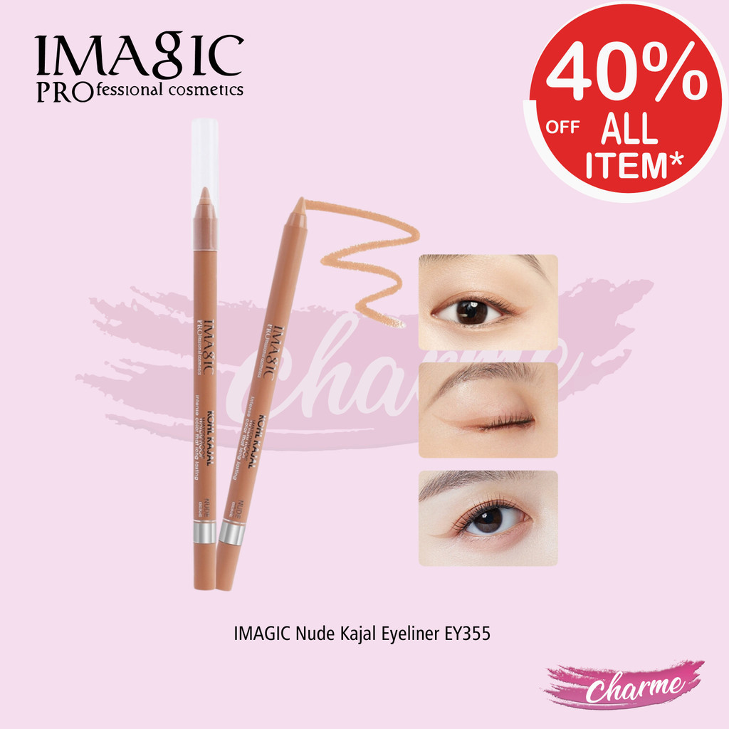 (READY & ORI) IMAGIC Nude Kajal Eyeliner EY355