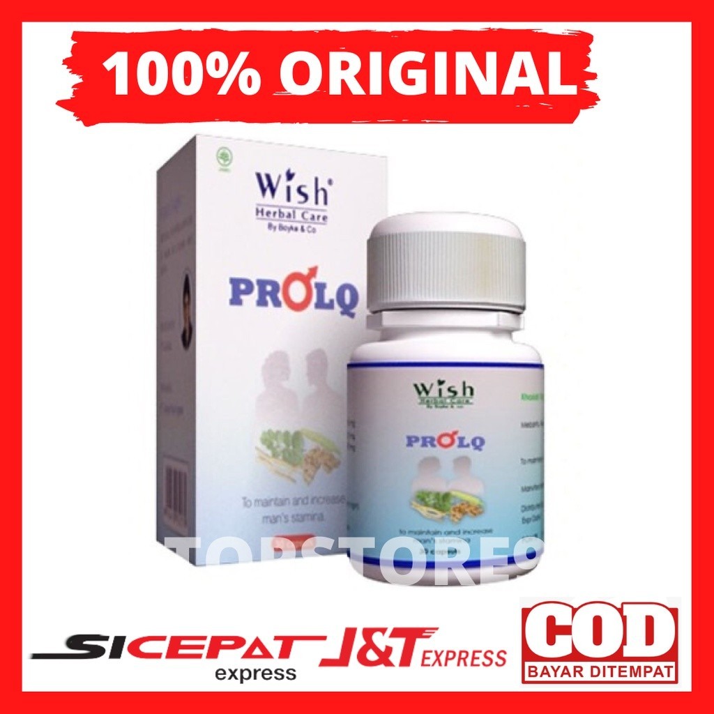 Wish Prolq Original Dr Boyke Obat Multivitamin Stamina Pria Dewasa Pro Lq Greng Bpom Asli