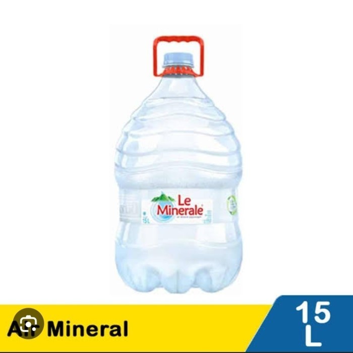 

le minerale galon 15 liter