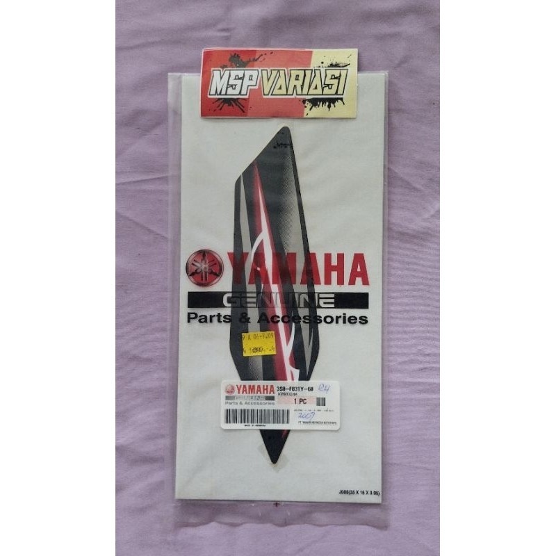 Striping Motor  Yamaha Vega R 2007 Merah Silver RUJI Original Ori asli Yamaha Genuine Part