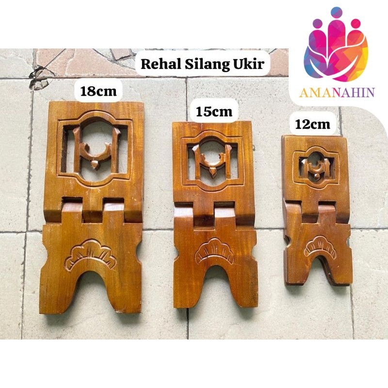 Rehal / Tatakan Ngaji Kayu Ukir UHJ