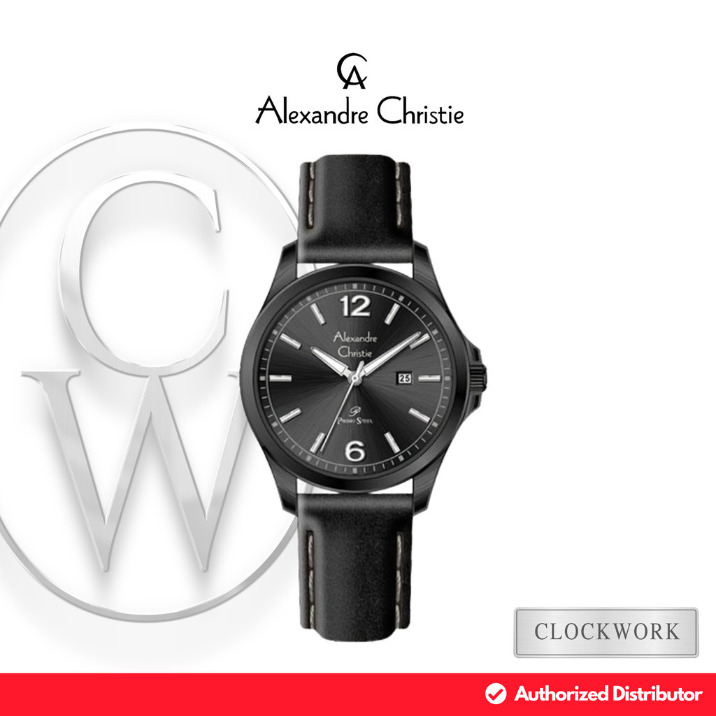 Jam Tangan Wanita Alexandre Christie Primo Steel AC 1029 LDLIPBA Kulit Classic Minimalis Simple Hita