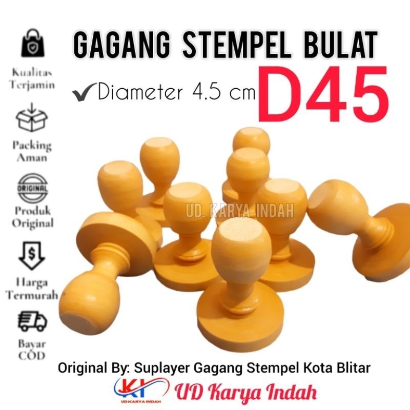 

[ NEW ] GAGANG STEMPEL D45 | DIAMETER 4.5 CM