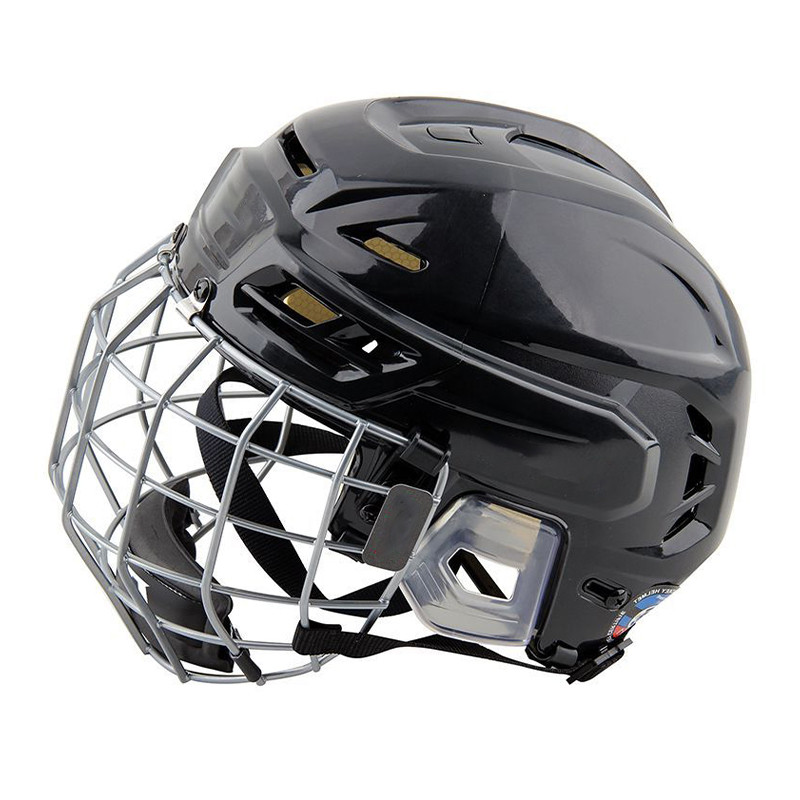 Ice Hockey Helmet Tactical Sports Rugby Adjustable Hockey Helmet Full Face Adult Safety Top Equipmen