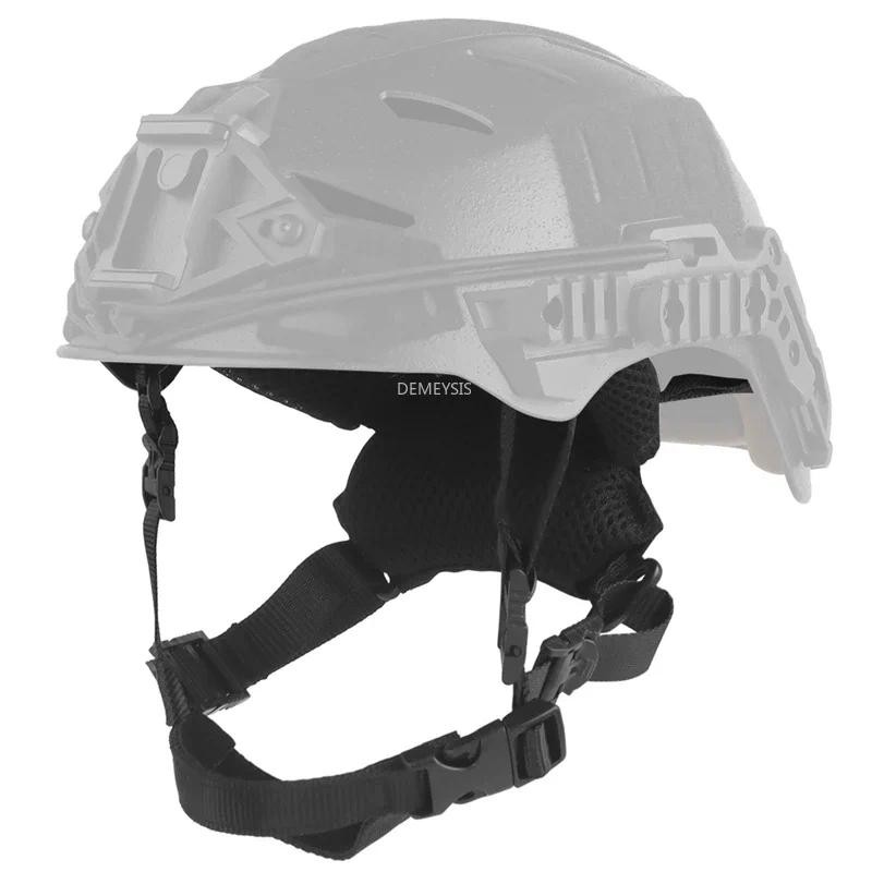 Tactical Helmet Strap Adjustable Chin Strap Inner Suspension System Airsoft Paintball Helmet Hanging