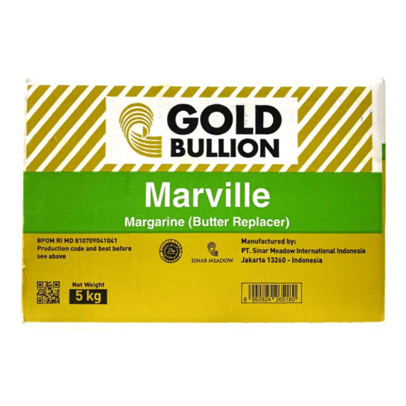 Gold Bullion Marville Margarin Pengganti Butter 5kg