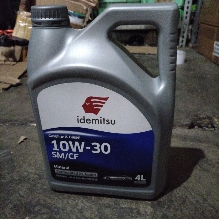 oli mesin IDEMITSU 10W-30 4 LITER berkualitas