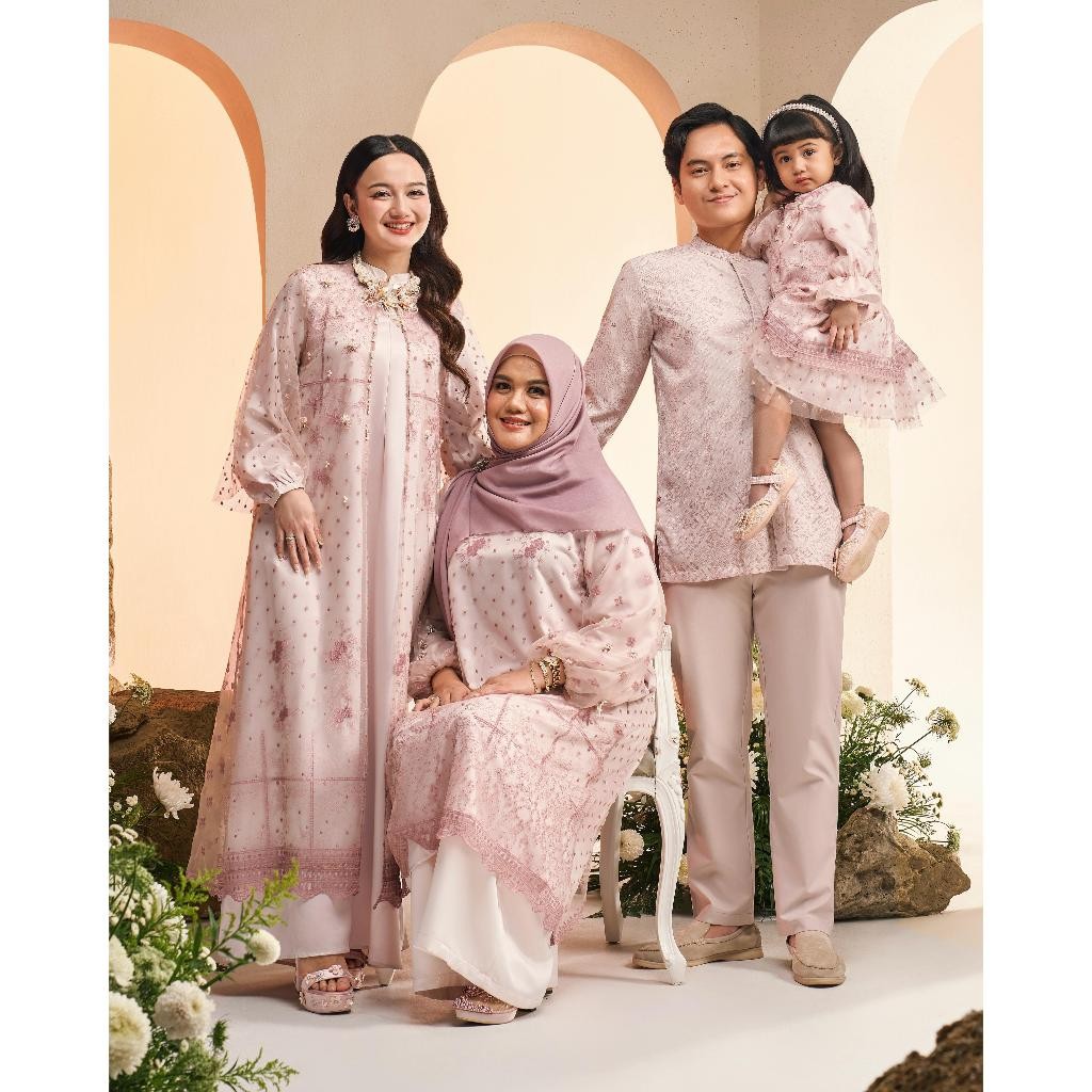 Geulis.id SURINALA SERIES DUSTY / FAMILY SET / SARIMBIT KELUARGA