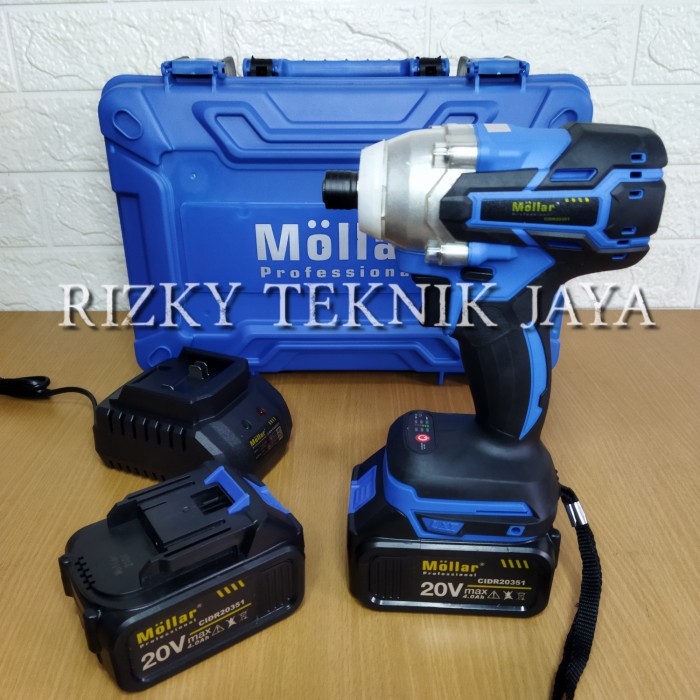 BOR IMPACT DRIVER MOLLAR CIDR20351 BOR OBENG BATERAI 20V CORDLESS MOLLAR
