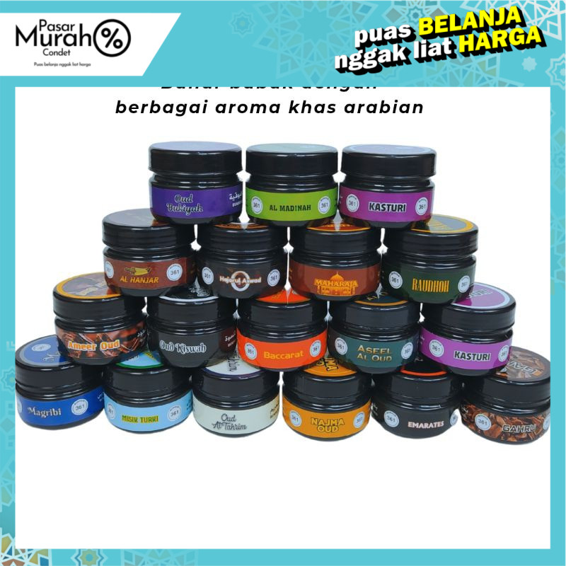 [DISKON] Bukhur Buhur Dupa Arab Beragam Varian Hajar Aswad / Maghribi / Oud Bukiyah / Al Madinah / O