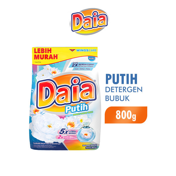 Daia Deterjen Bubuk Putih 800 gr