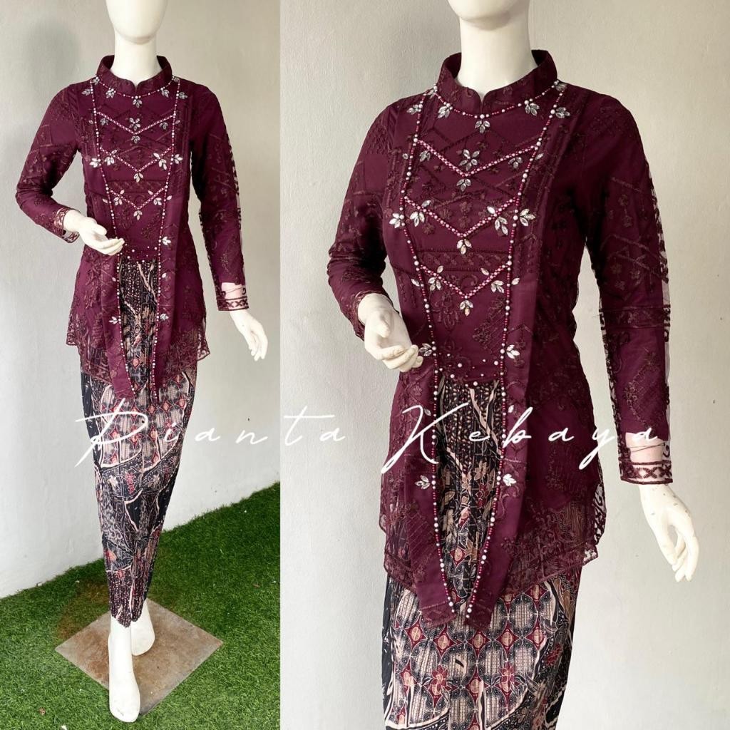 Termurah Busana Muslim Lebaran Wanita Modern Mewah / Kebaya Arsyila Mewah Payet | Kebaya wisuda | Ke